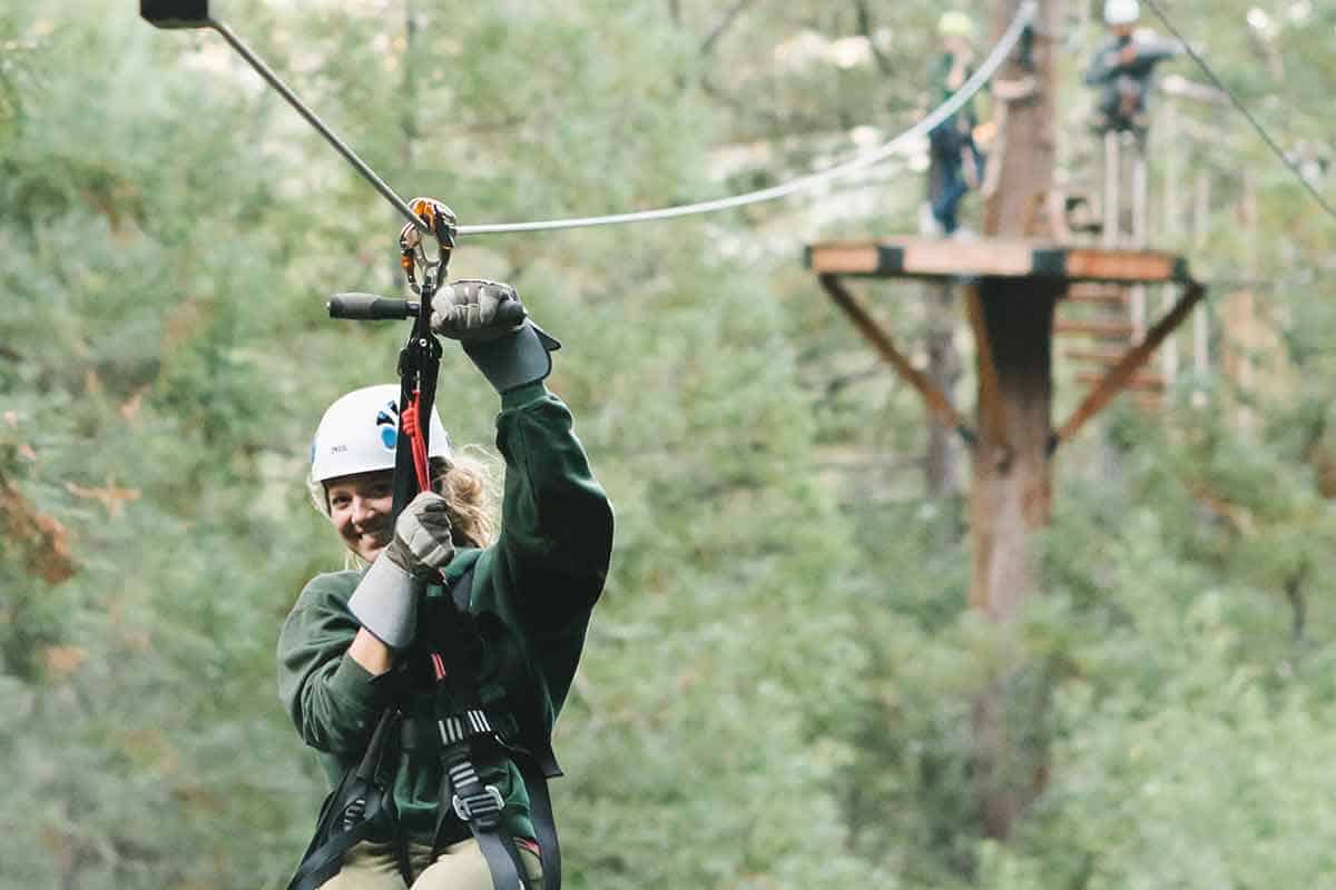 Tree Tops Zipline Tour 7 Zip Lines & 2 Sky Bridges
